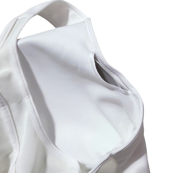 Adidas Sports Bra, Women's Plus 2X, White Powerreact Medium Support Training Bra - Picture 5 of 8